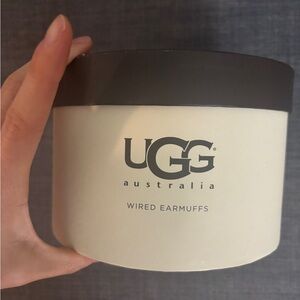 UGG gray wired earmuffs